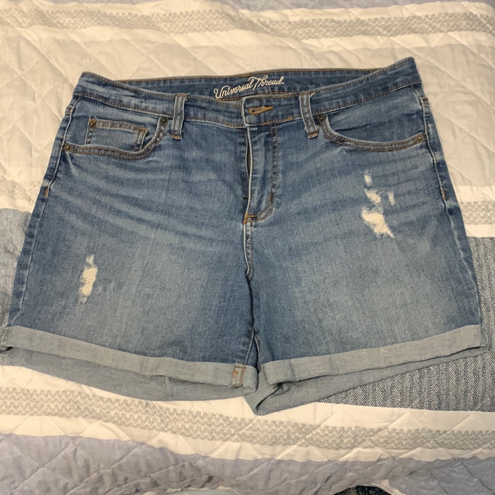 Universal thread jean shorts, size 12